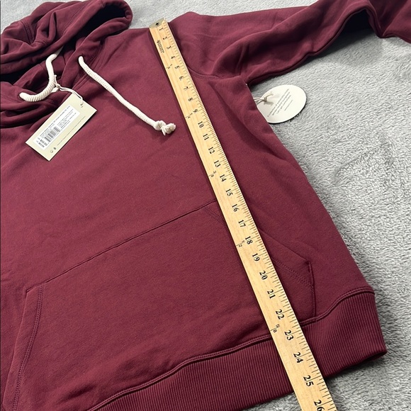 NEW Pact XS Womens Red Burgundy Hoodie Unisex One-for-All‎ Hoodie - Picture 4 of 11